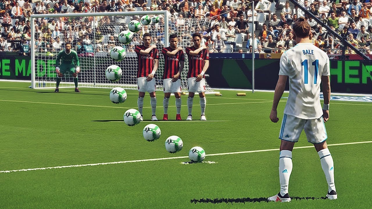 PES 2018 - Knuckleball Free Kick Compilation #8