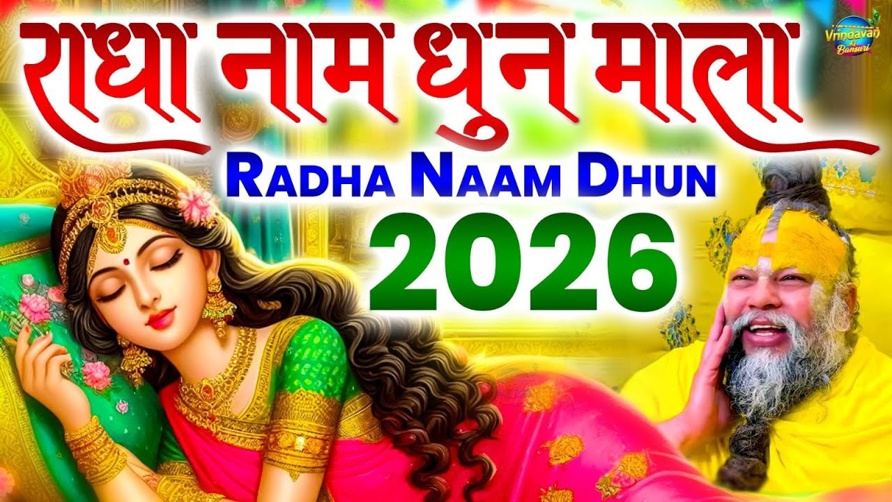 आज के दिन की शुरुआत श्री राधा नाम जाप से करें आपके सारे कष्टों का निवारण होगा | Shri Radha Naam Dhun