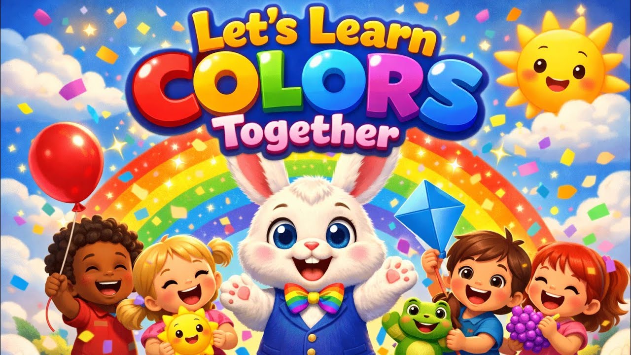 Learn Colors with Fun! 🌈 Let’s Learn Colors Together Song for Kids | Happy Nursery Rhymes ||YTPEOM||