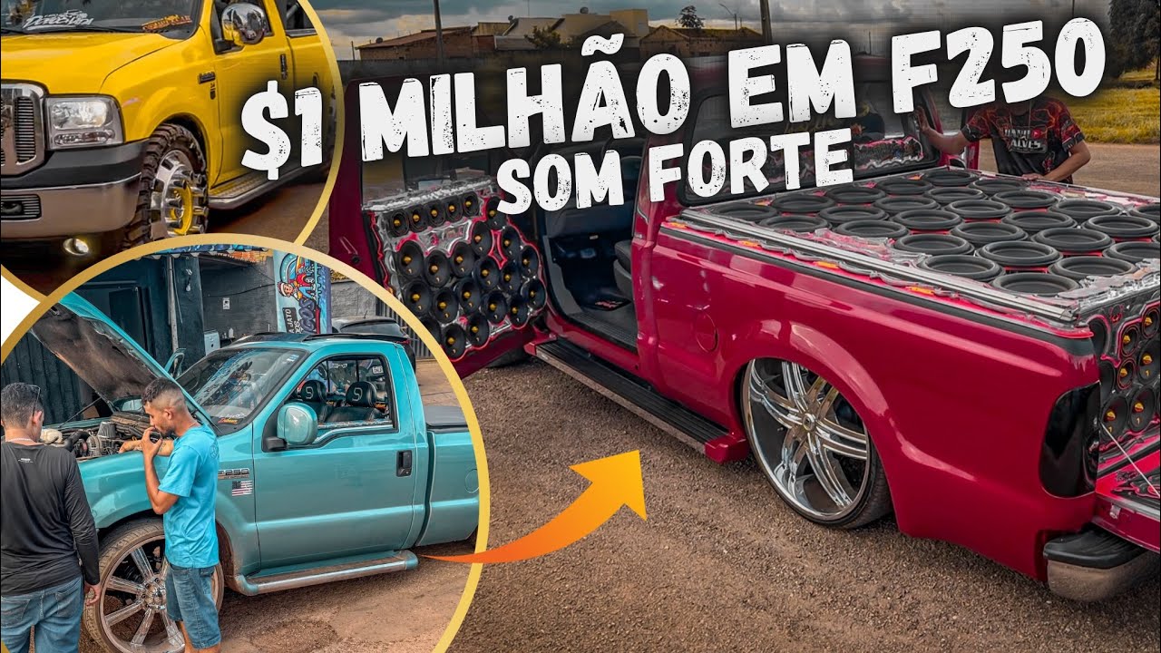 R$ 1 MILHÃO EM F250 c/ SOM AQUI NA LAGOA DA CONFUSÃO ! F250 MAGNATA TÁ AQUI TAMBÉM !