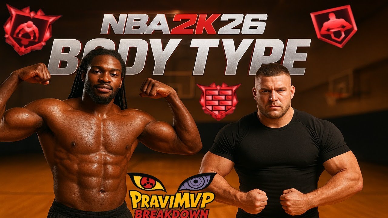 Разбор типов телосложения в NBA 2K26: накачанный, худой или мускулистый — какой тип телосложения ...