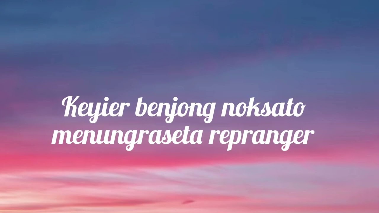 Tenyar ka ajuru - Tiameren aier // Ao song// Lyrics video