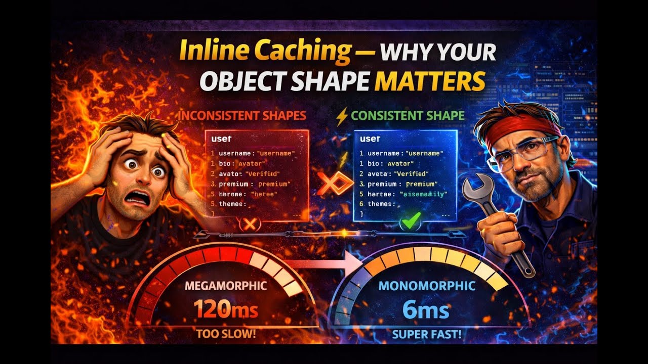 Inline Caching Failure Modes in V8 — How Object Shape Drift Breaks Node.js APIs