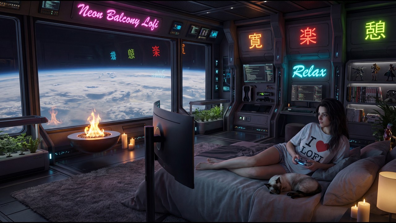 Lo Fi Quiet Sky Pod – Above the Clouds | Chill & Study