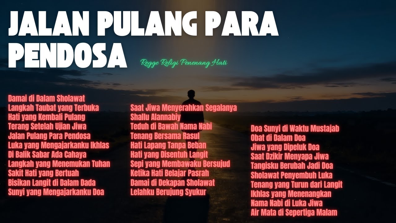 Album Regge Religi Penyejuk Jiwa | Jalan Pulang Para Pendosa | Irama Kaum Millenial