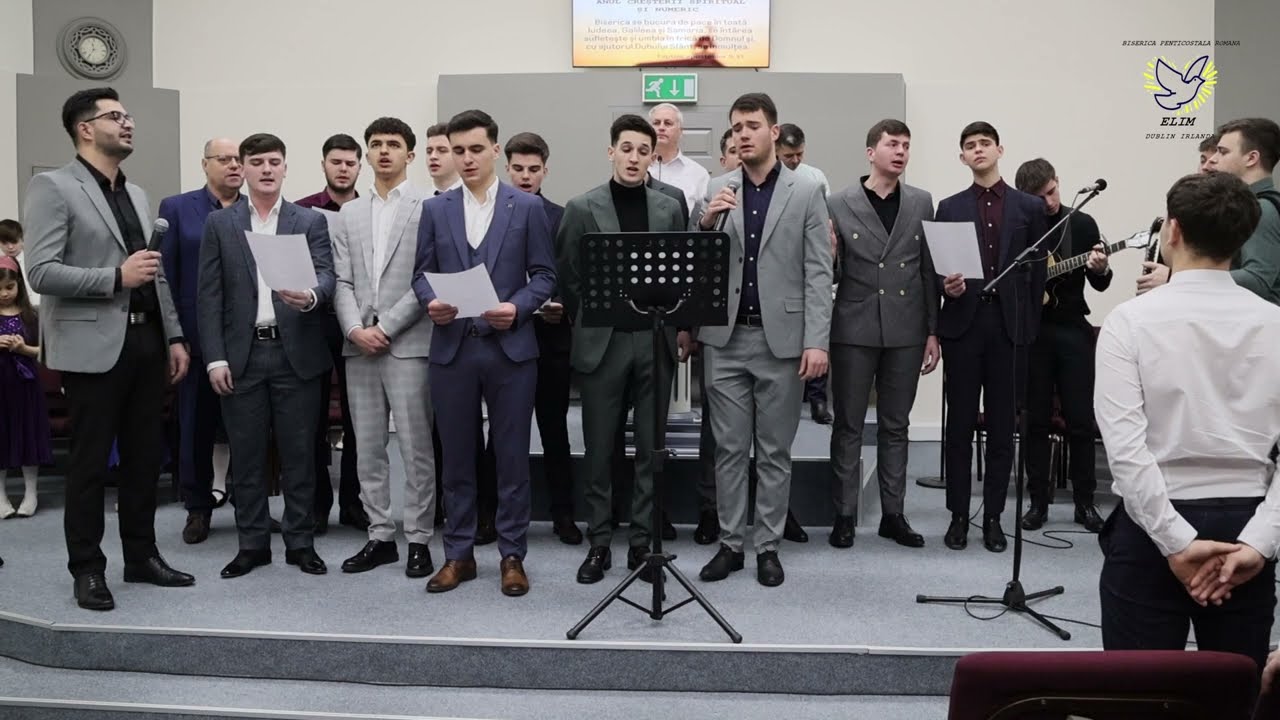 Grupul bărbătesc Elim Dublin - Patrie dorită de inima mea. 18 Februarie 2024