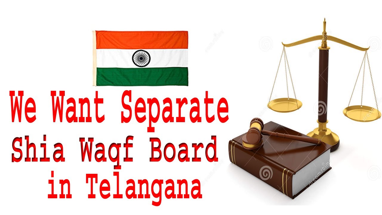Until #Separate T.S #Shia #waqf Board, need equal representation of shias' in combined #waqf #board.