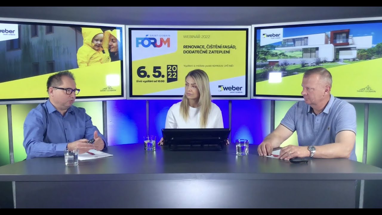 Webinář WEBER | Renovace, čištění fasád, dodatečné zateplení