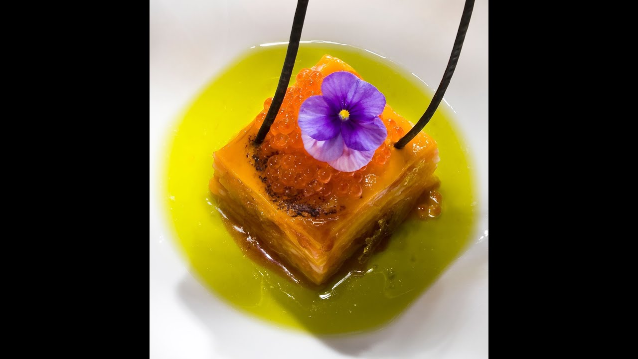 Receta Librito de Mango Caramelizado de Restaurante Ruta Del Veleta