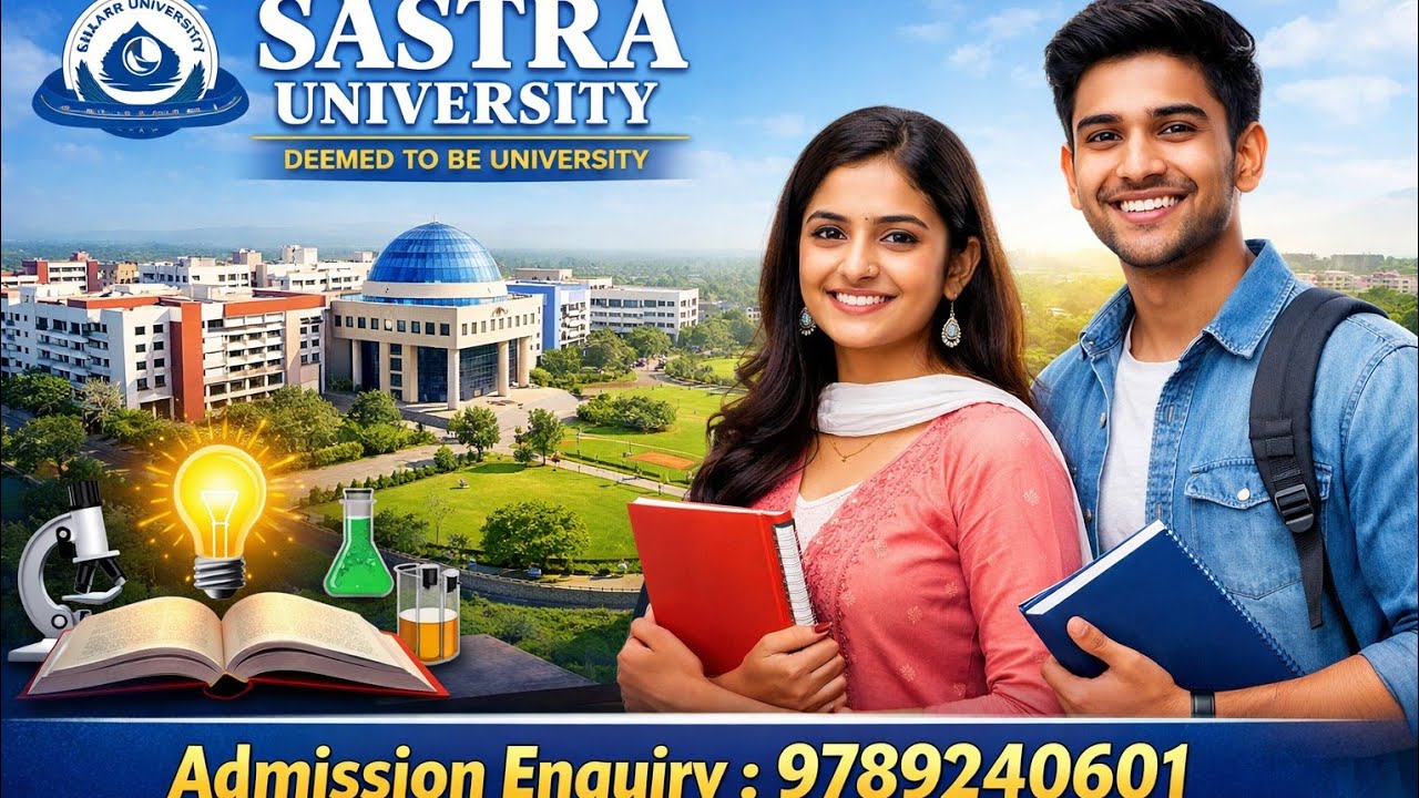 SASTRA UNIVERSITY Thanjavur | Course Offer | Fess Structure | Rating 
