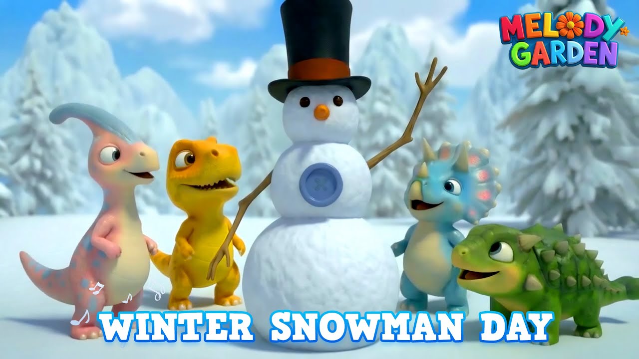Winter Snowman Day - Nursery Rhymes & Kids Songs - Melody Garden