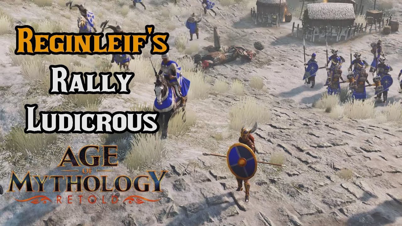 Reginleif's Rally Mythical Battle, Ludicrous Difficulty - Age of Mythology: Retold Campaign