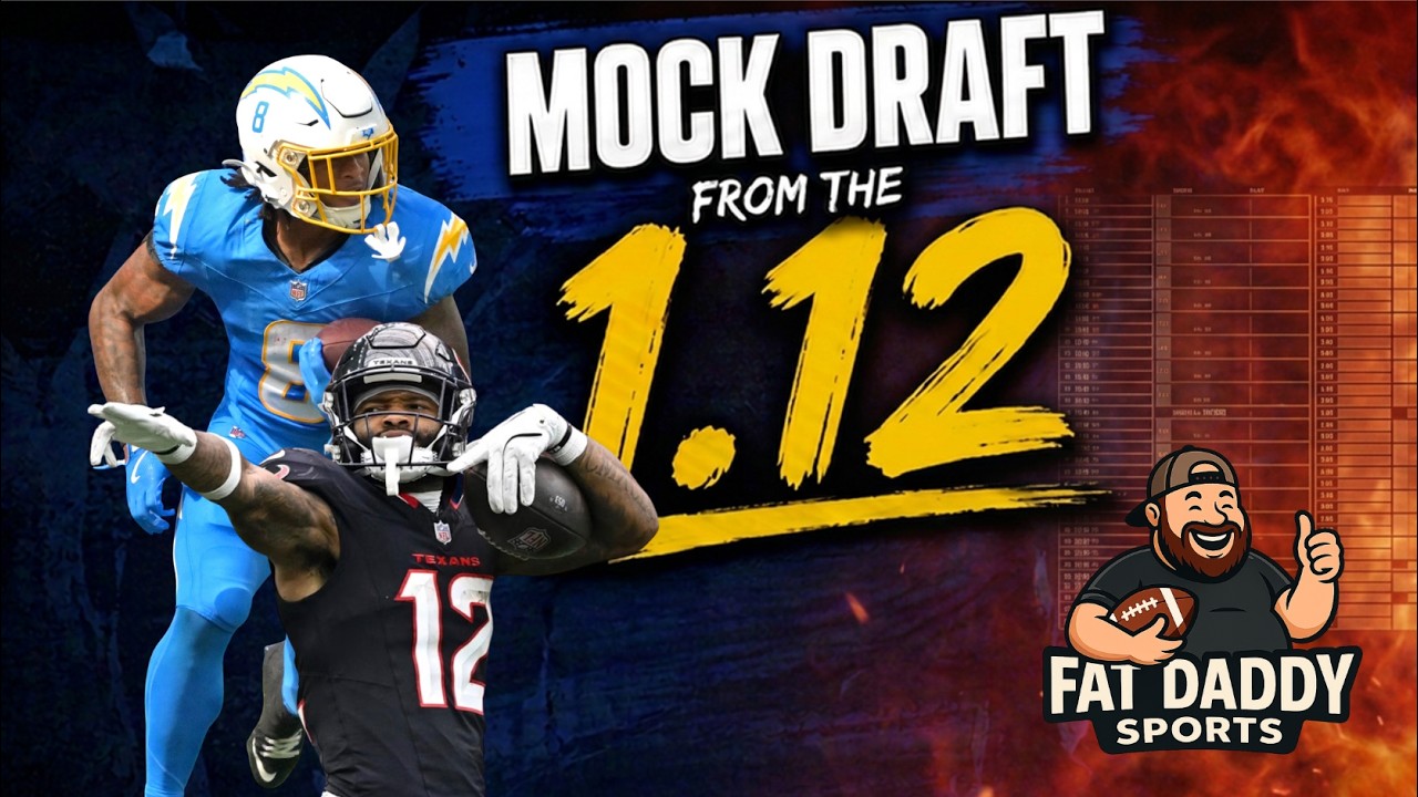 2026 Fantasy Football Mock Draft: Picking 12th in a 12-Team PPR League