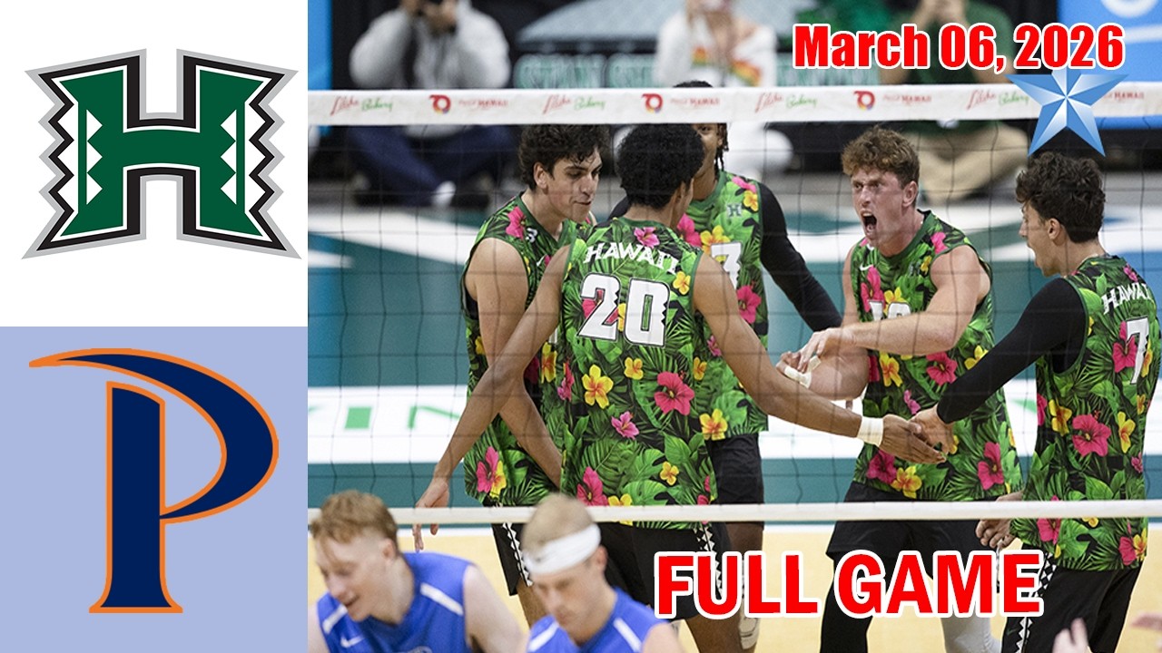 Hawaii vs Pepperdine [GAME2]  FULL GAME | NCAA Men's Volleyball 2026 - March 06, 2026