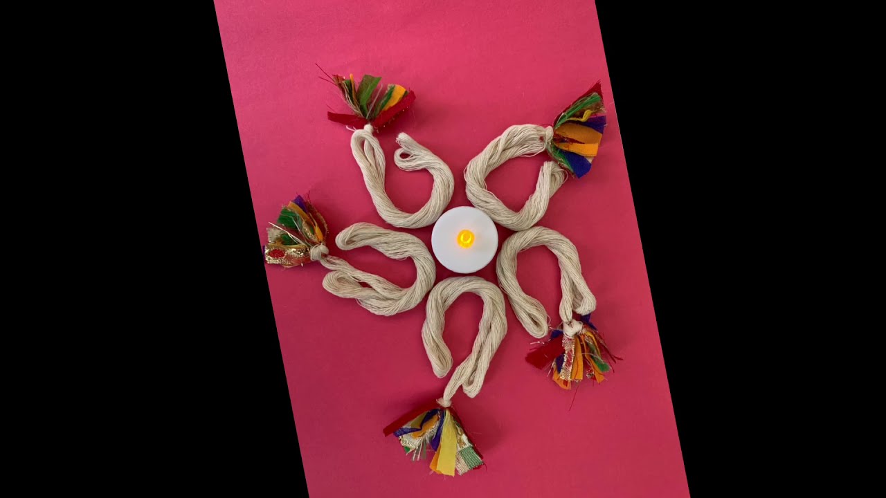 (जजन्का) Jajanka, a religious thread used for offering prayers used during TIHAR festival in Nepal