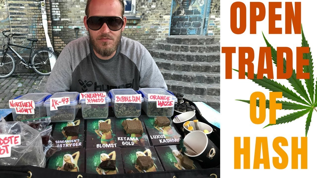 Pusher Street &ndash; Christiania Open Hash Trade |COPS RAID IN FREETOWN| Copenhagen