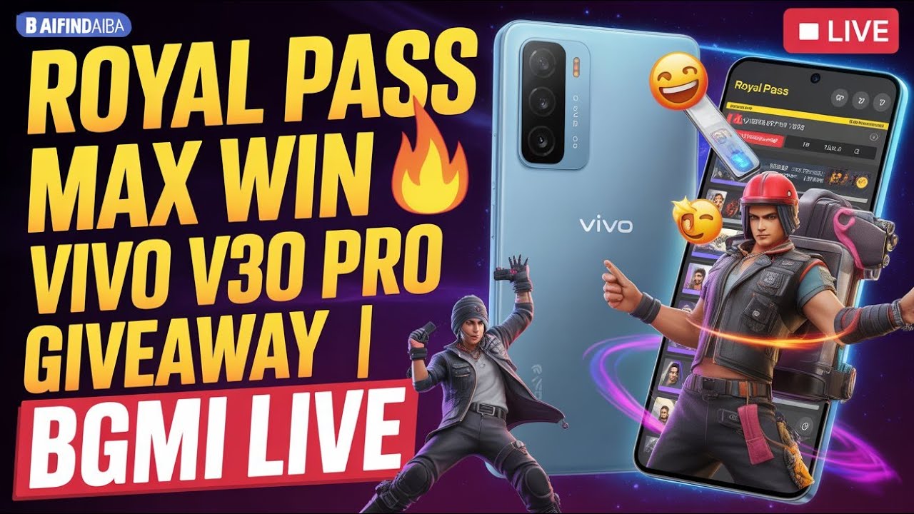Vivo v 30 pro max win royal pass | BGMI
#shortsfeed #livestream
#bgmilive