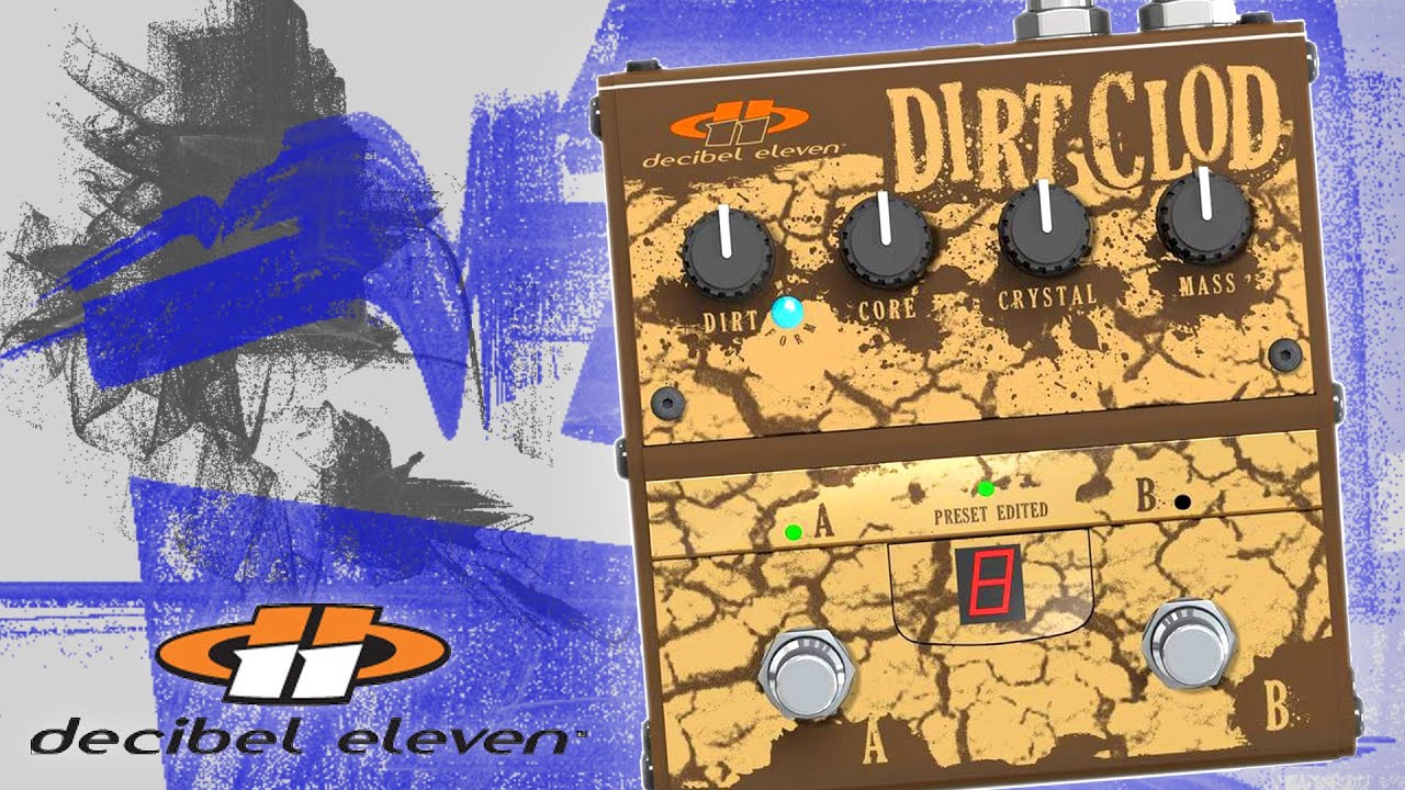 The Dirt Clod Drive Pedal - Analogue Drive with Midi Selectable Patches
