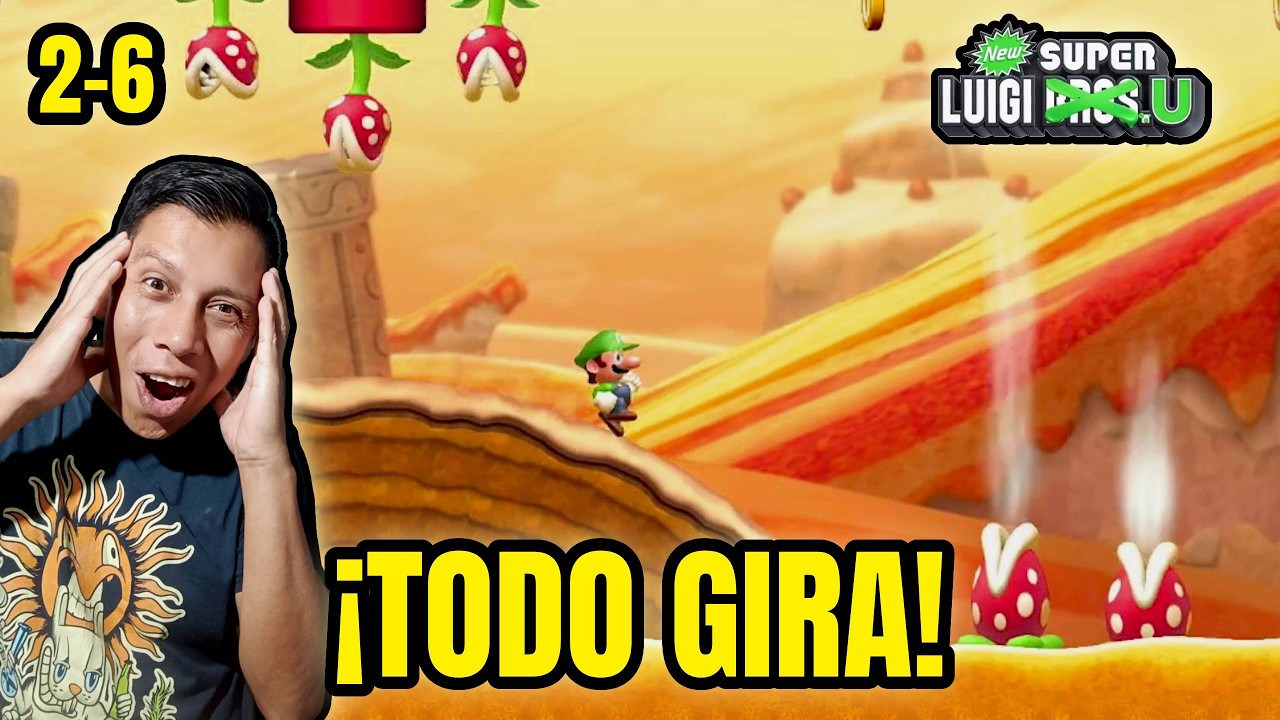 Aquí el piso no deja de girar… El Jardín Giratorio de Lakitu - Luigi U