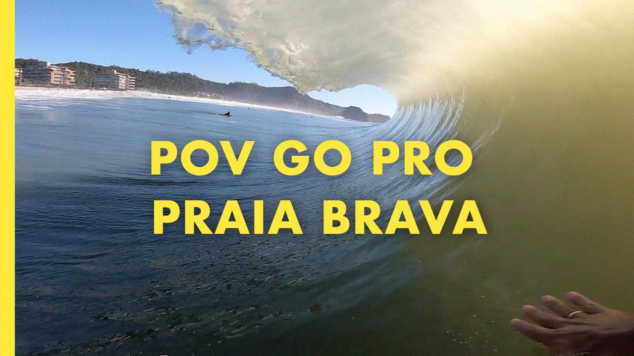 POV GO PRO PRAIA BRAVA // Busy Surfing...