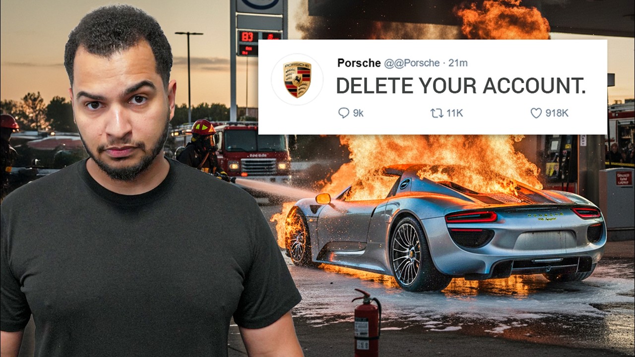 Porsche заявили, что восстановить мой сгоревший 918 Spyder невозможно, поэтому я собираюсь доказа...