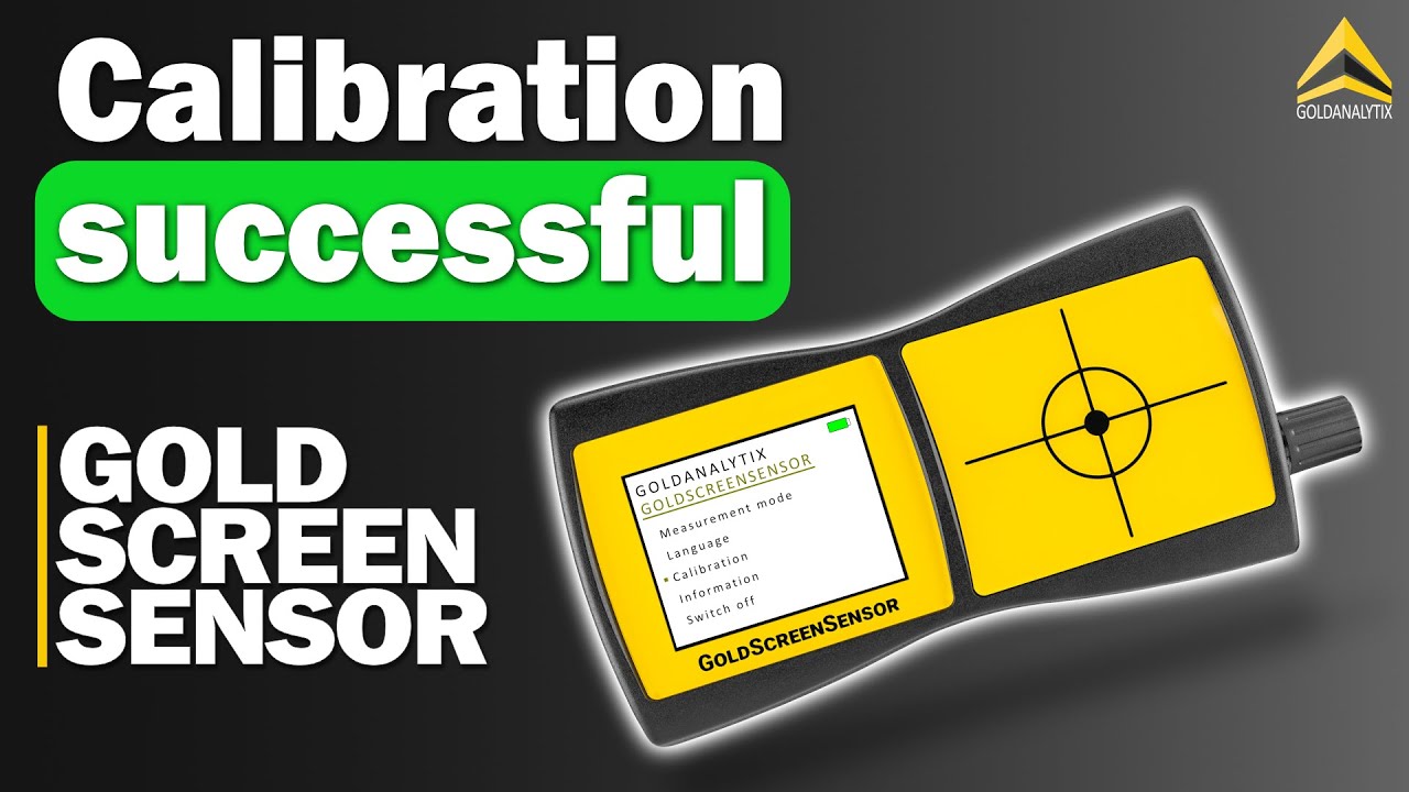 Calibrate the GoldScreenSensor correctly! ✅
