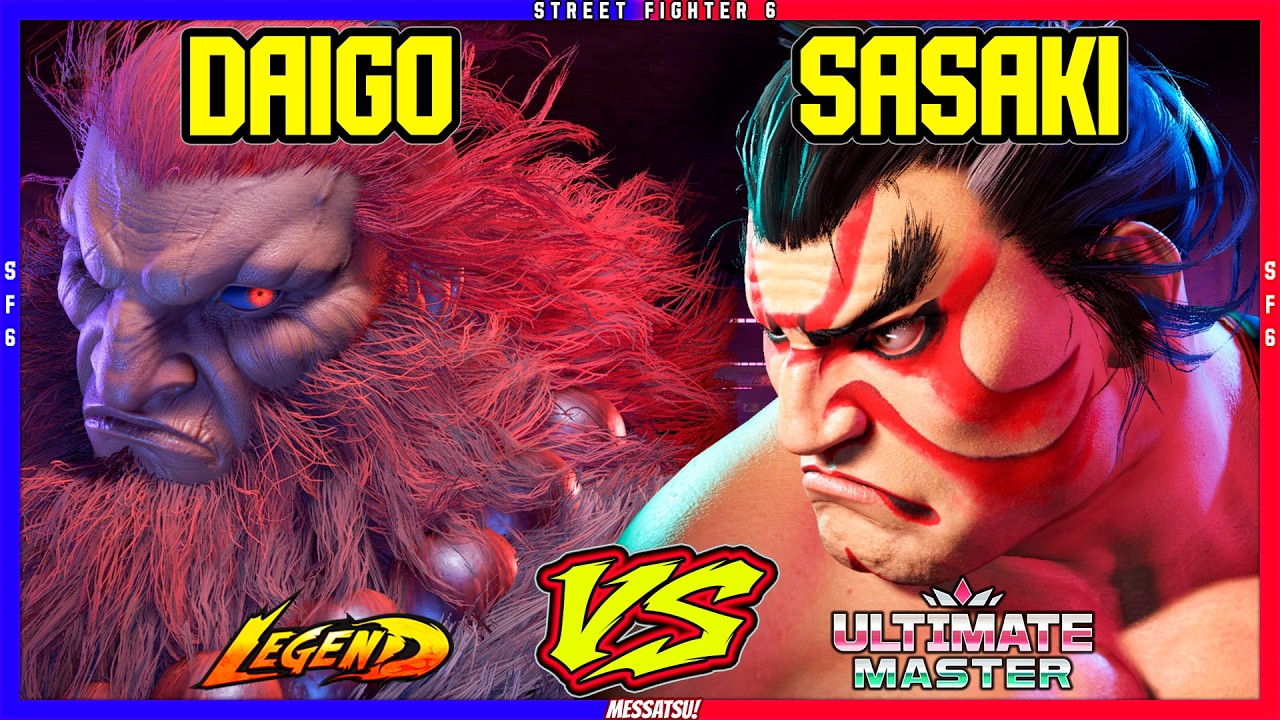 SF6 Daigo (Akuma) VS Sasaki (E.Honda)💥Messatsu!💥スト6💥Street fighter 6