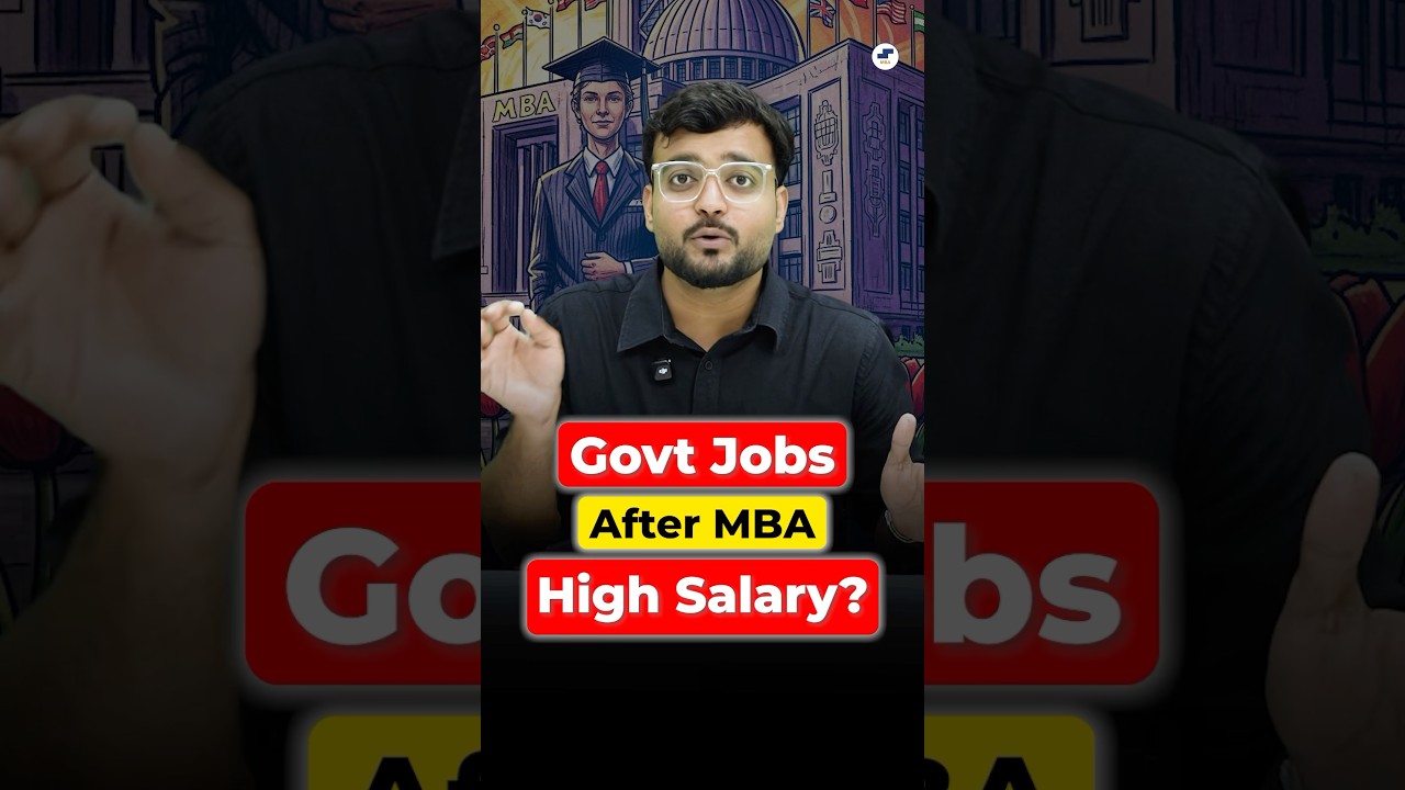 MBA Karke Government Job?🔥Salary, Roles & Reality in 60 Seconds! Must Watch #mba #govtjobs