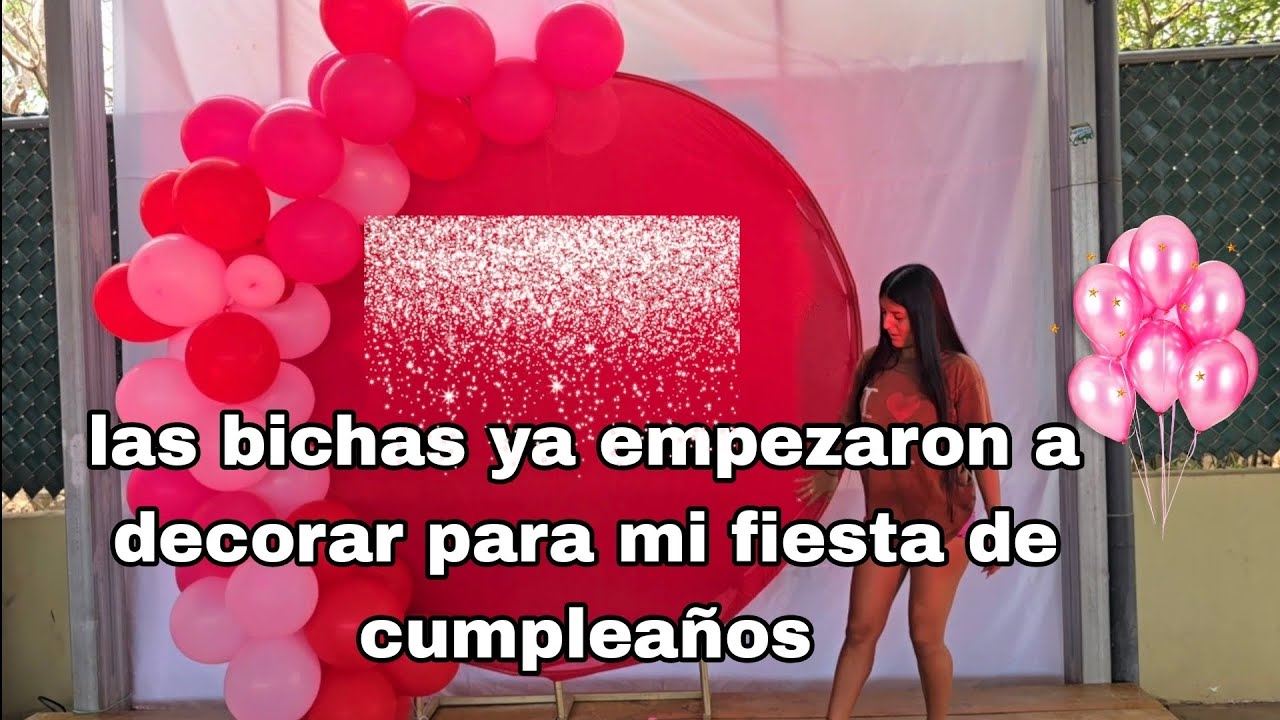 🥰Melissa celebró su cumpleaños con toda la plaga, asi está quedando la decoración !! 😍🎂