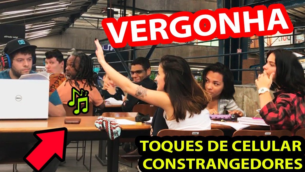 TOQUES DE CELULAR CONSTRANGEDORES NA BIBLIOTECA (FUNK PESADÃO)