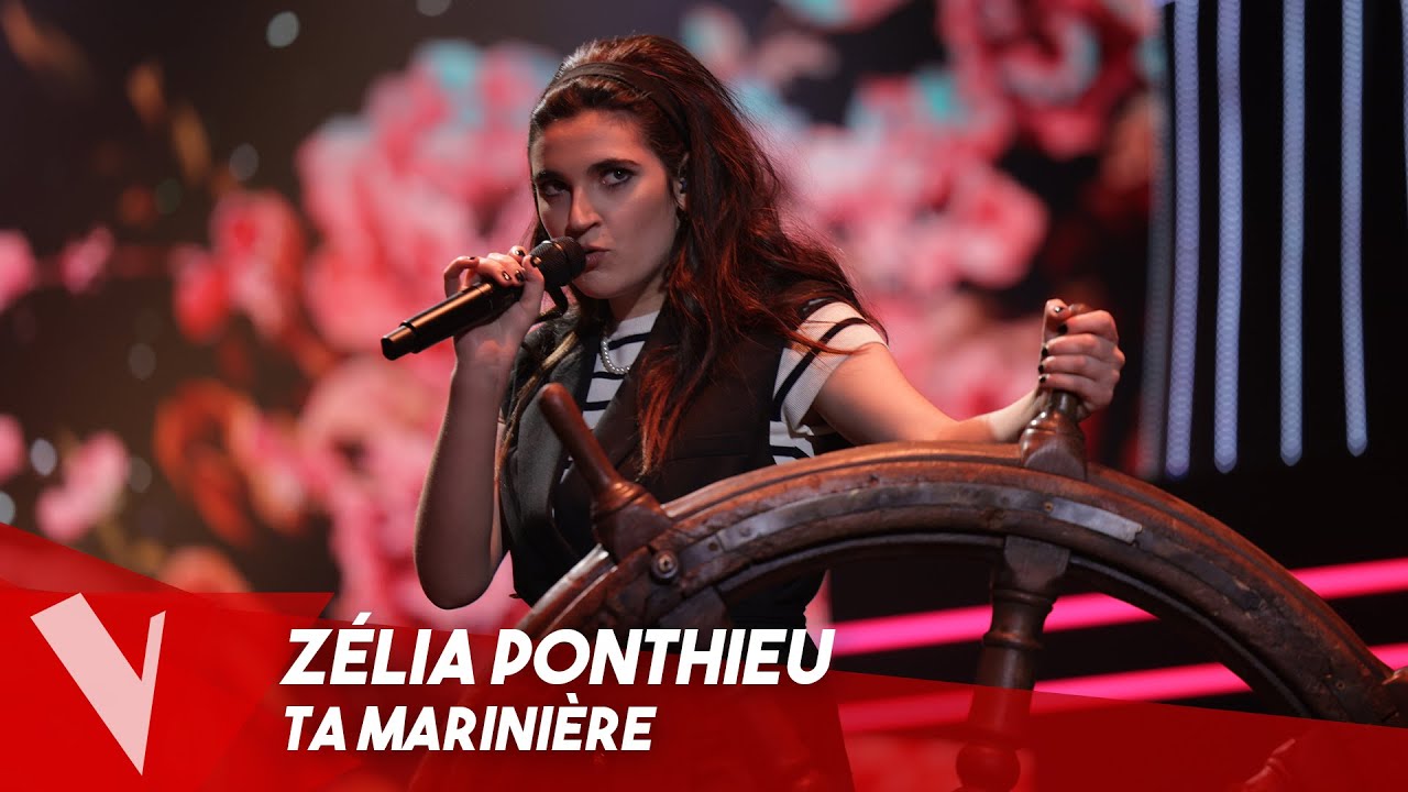 Hoshi – 'Ta marinière' ● Zélia Ponthieu | Live | The Voice Belgique
