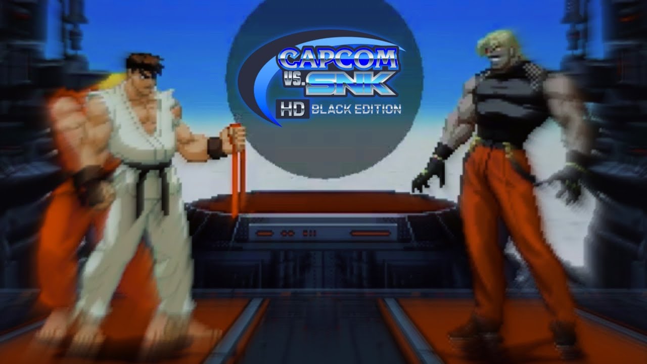 Ryu & Ken VS Omega Rugal - CAPCOM Vs. SNK HD BLACK EDITION - IKEMEN GO
