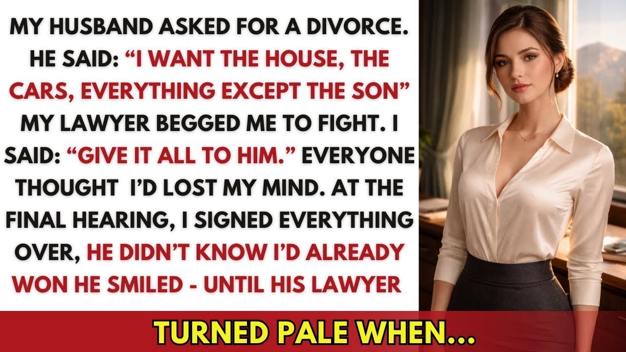 My Husband Took Everything in the Divorce — He Had No Idea What He Was Really Taking and