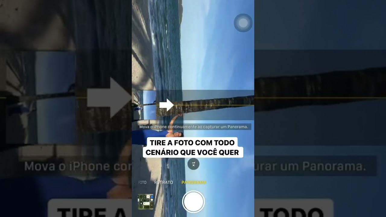 Como usar o modo panorama do celular pra fotografar o cen&aacute;rio completo, sem cortar nada! 😉