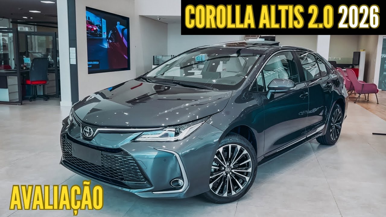 NOVO TOYOTA COROLLA ALTIS PREMIUM 2026 EM DETALHES