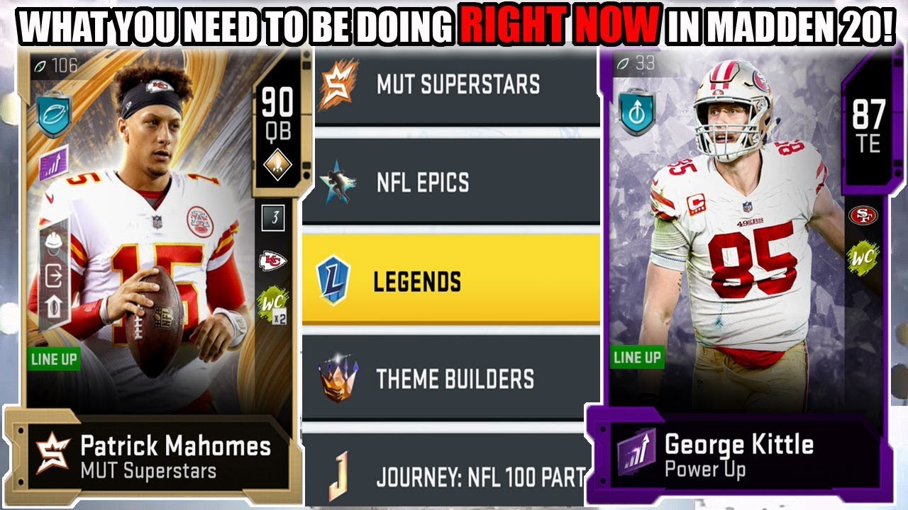 WHAT YOU NEED TO BE DOING RIGHT NOW IN MADDEN 20! | MADDEN 20 ULTIMATE TEAM