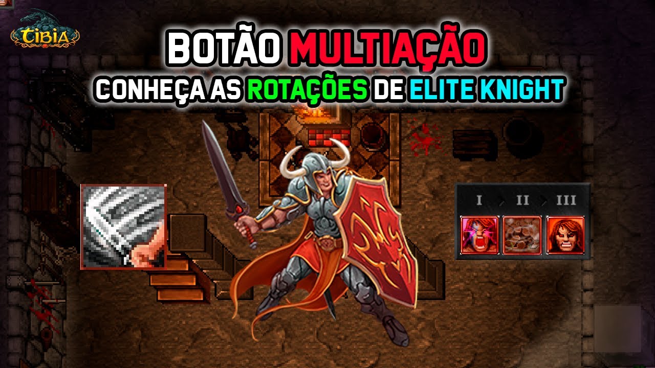 Elite Knight | O MELHOR COMBO do novo Multi Action Button do TIBIA