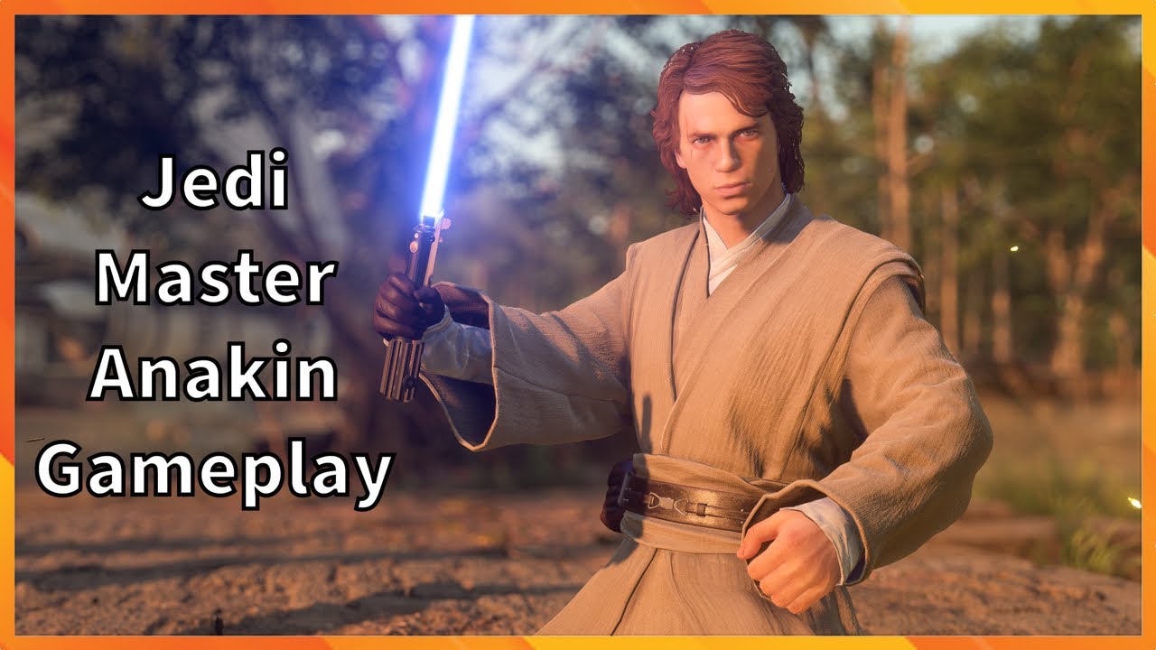 Jedi Master Anakin Skywalker Gameplay Star Wars Battlefront 2
