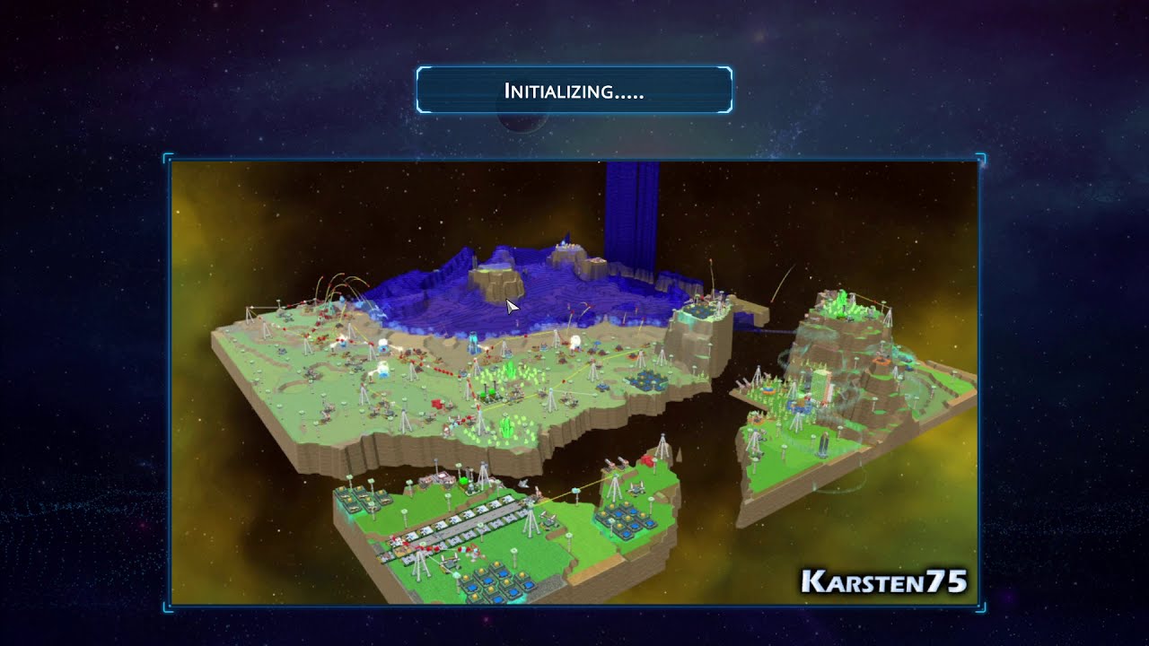 Creeper world 4 Demo walkthrough - planet 2 - Farsite - 100% achievement