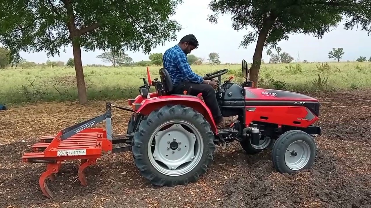 பேட்டரி டிராக்டர் ஆ😱|விவசாயிகளின் நண்பன்|electric tractor|montra electric tractor review|ebike saha
