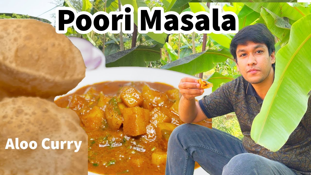 Aloo Masala - Poori - పూరీకి నోరూరించే కూర - Potato Curry For Fluffy Pooris By Powerchef Pranav