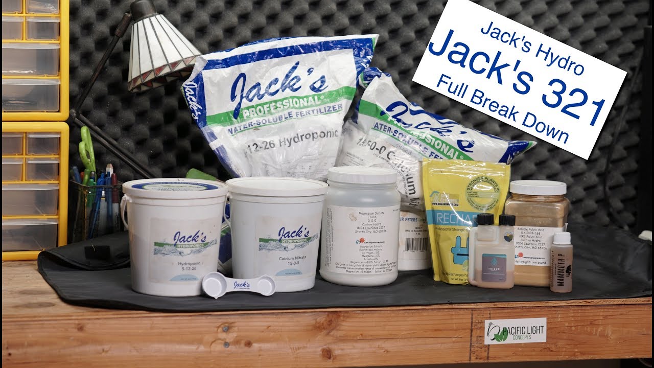 Jacks Hydro | Jacks 321 | Universal Hydroponic Nutrients
