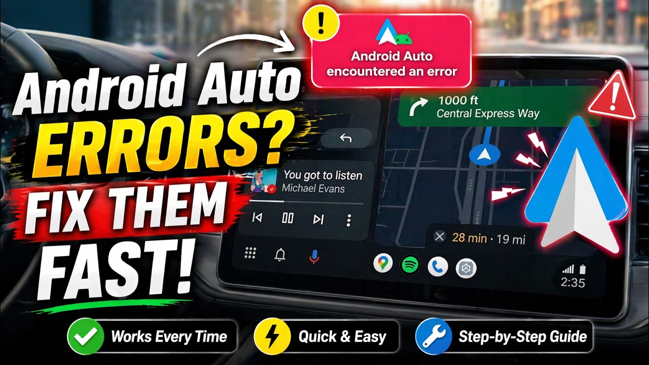 Android Auto Problems in 2026? Here&rsquo;s How to Fix Them FAST!