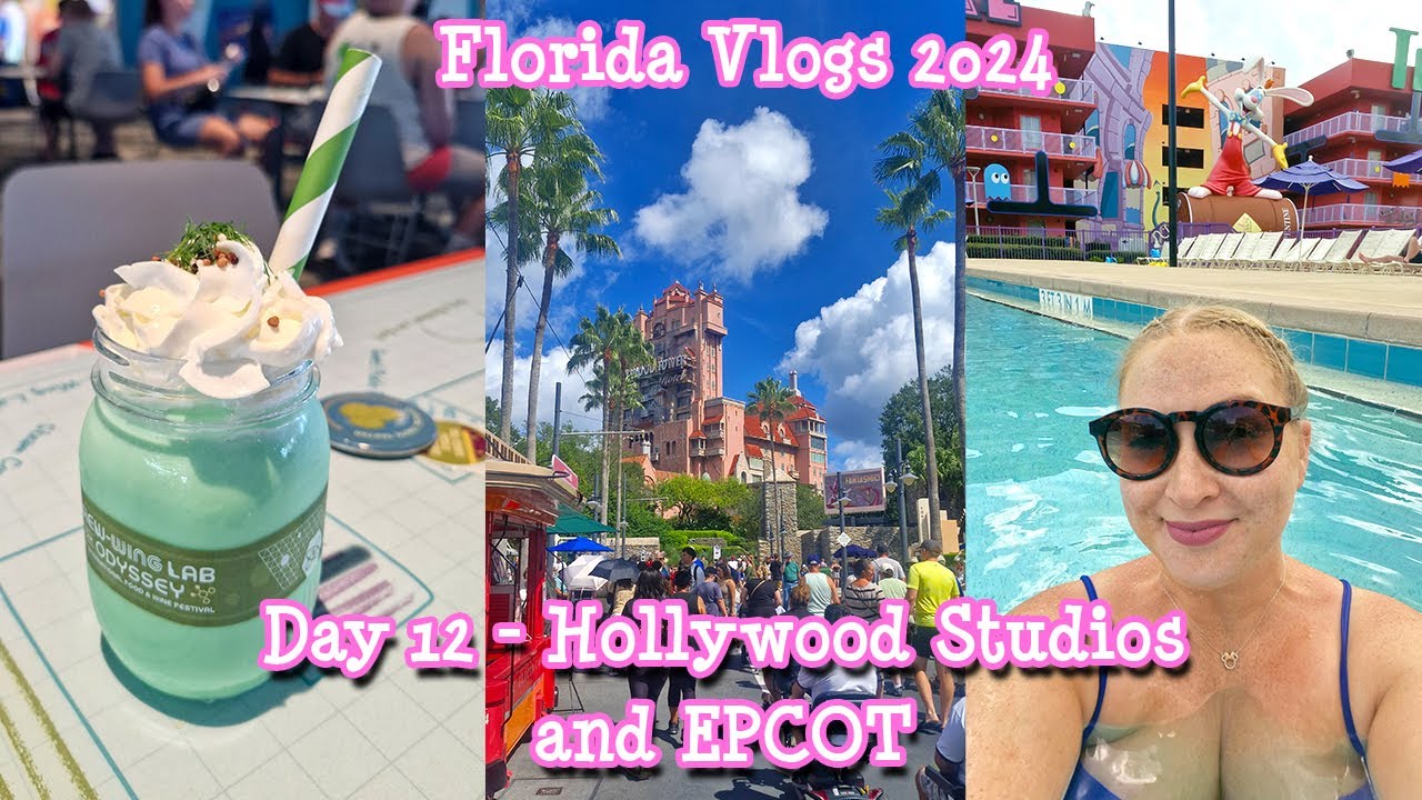 Florida Vlogs 2024 - Day 12 - Hollywood Studios and EPCOT - ItsMeAshleigh