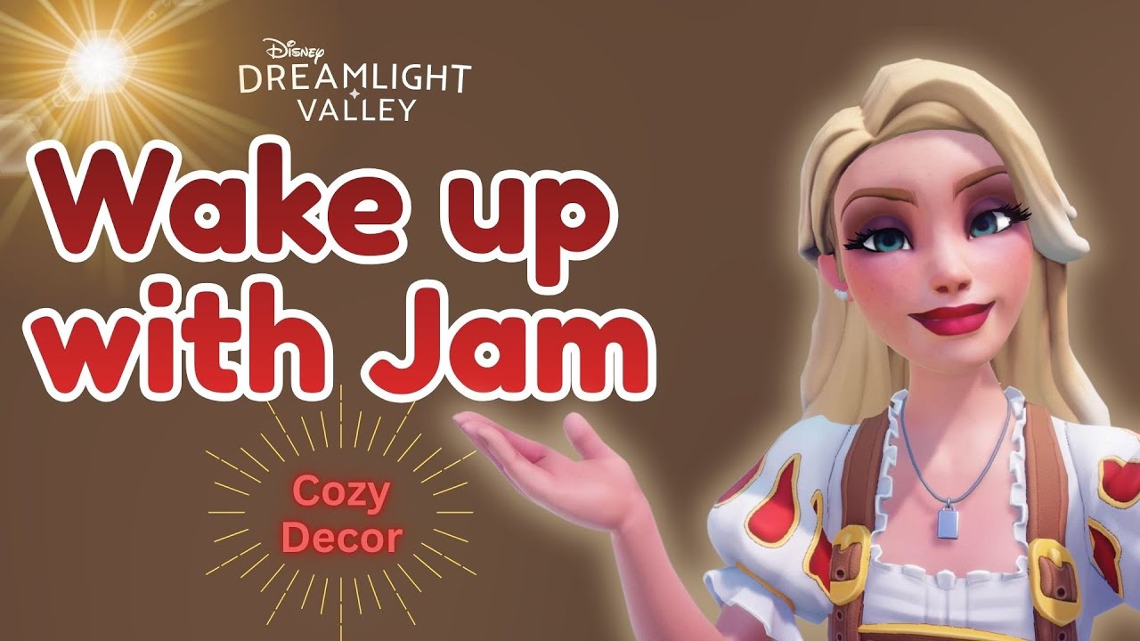 Wake Up With Jam Cozy | Decorating in Dreamlight Valley ☀️✨