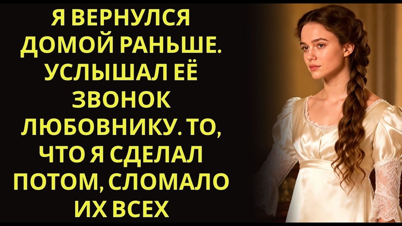 Я вернулся домой раньше  Услышал ЕЁ звонок любовнику  То, что я сделал ПОТОМ, сломало их всех