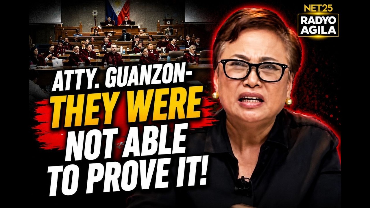 VP SARA IMPEACHMENT: ATTY. GUANZON BINIRA ANG PROSEKUSYON&mdash; &ldquo;THEY WERE NOT ABLE TO PROVE IT!&rdquo;