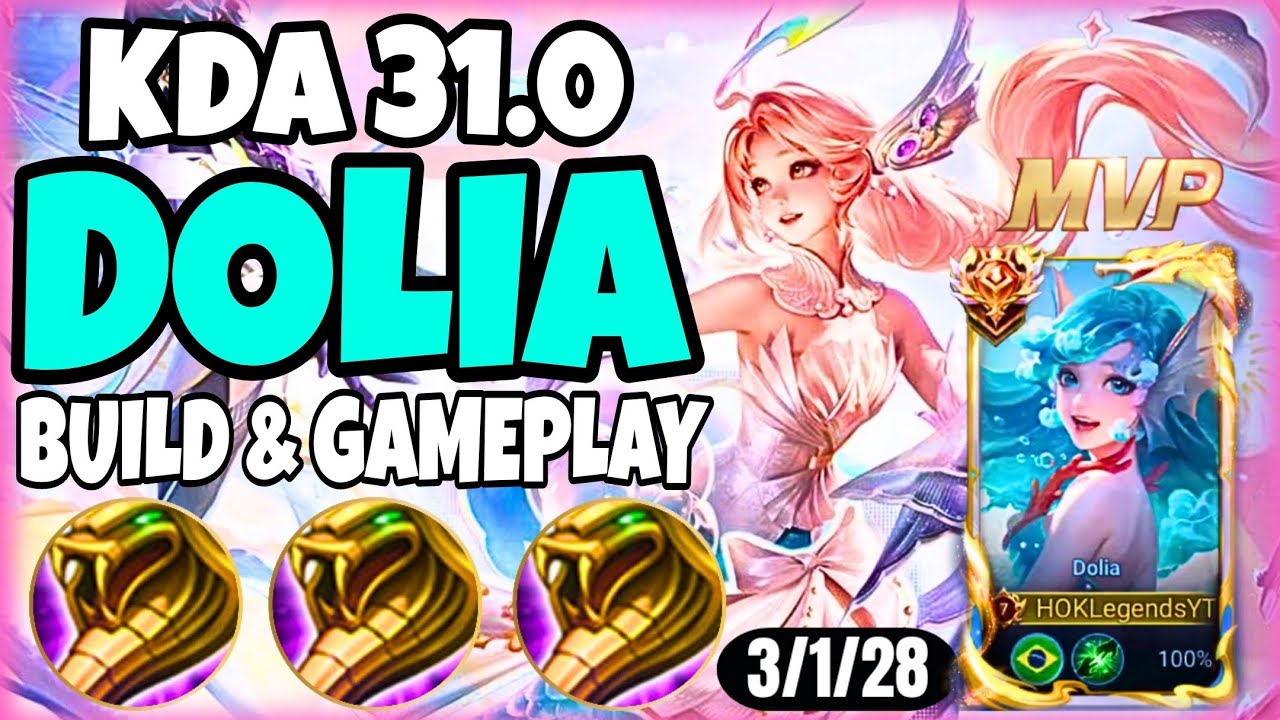 DOLIA HONOR OF KINGS | AMAZING SUPPORT WHEN PLAYED CORRECTLY - RANK S8 GRANDMASTER