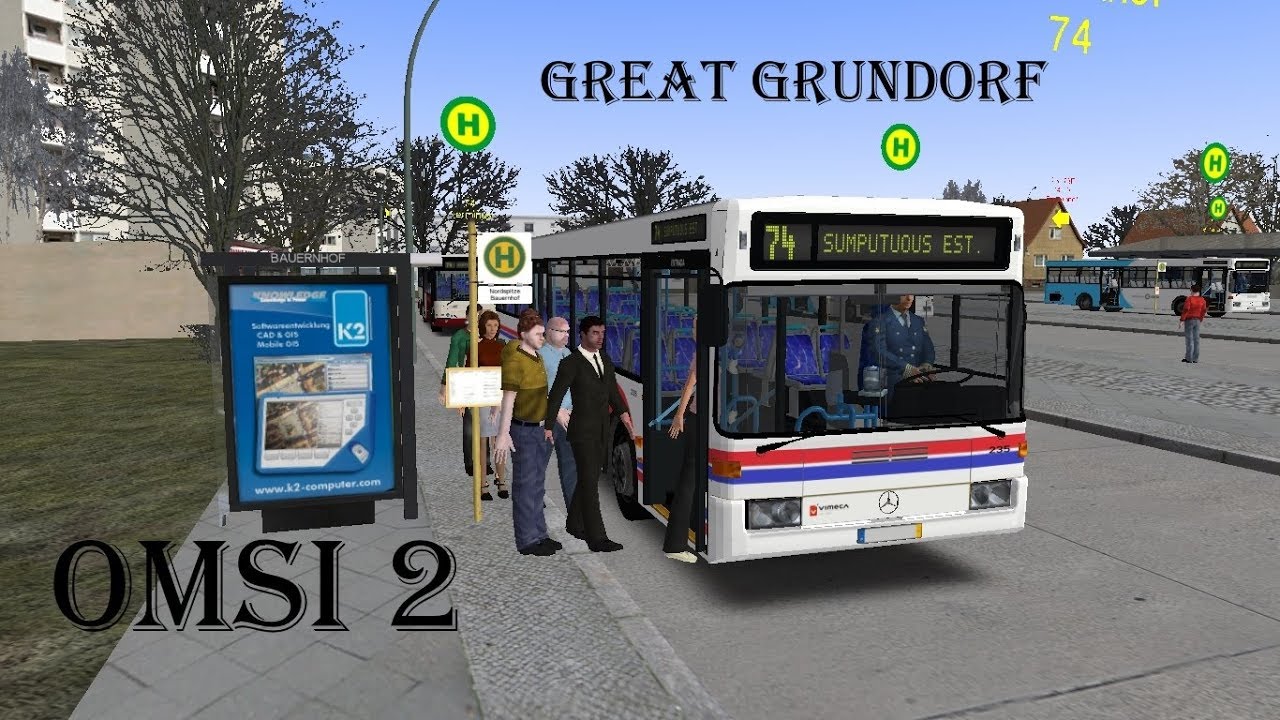 OMSI 2- Map Great Grundorf Viagem com autocarro da VIMECA