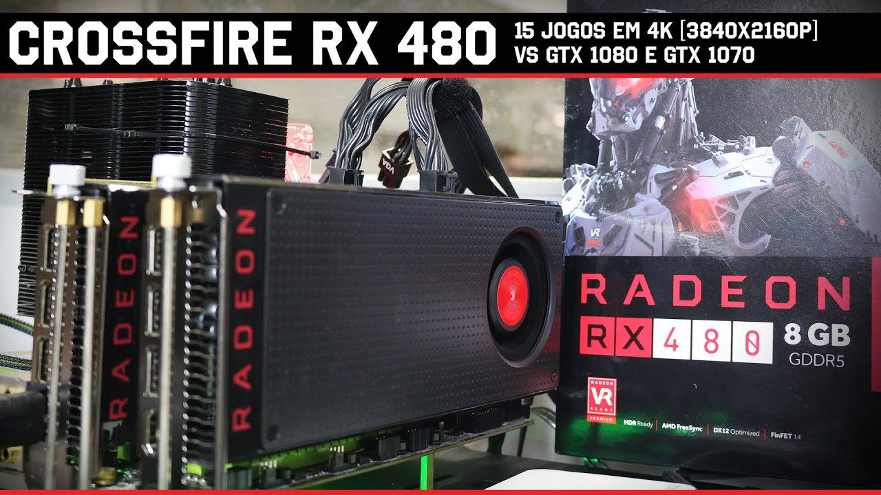 Review Crossfire RX 480 &laquo; VS &raquo; GTX 1080 e GTX 1070 em 4K